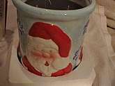 Collectible Christmas holiday ceramic Santa candle crock.This is a heavy candle crock.Vanilla scented. Warning: Keep candle away from children or small pets.This item was never used.Ships priority.NEW OLD STOCKScentScentedSpecial FeatureScentedMateri