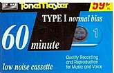 60 minute type 1 normal bias low noise audio cassette 1 pack.FACTORY SEALED. You will receive 1 cassette tape only. This item is posted and managed courtesy of BonanzaNew in factory package or box or factory sealed.