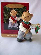 Hallmark Keepsake Ornament – Papa Bearinger 1993 – First in Series of Bearingers (XPR9746) - From back of ornament box: The Bearinger family brings the warmth and joy of a Victorian Christmas into your home. Collect a