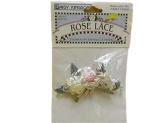 rose lace flower pin