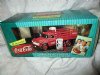 Coca Cola Stake Truck with Vending Machines & Dolly Cart