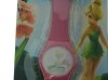 Disney Fairies Tinkerbell Pink Resin Plastic 9" LCD Digital Watch In Package