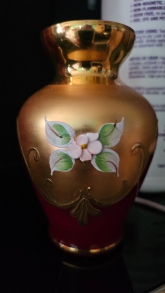 Murano red vase 