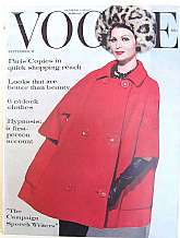 Vintage VOGUE September 15, 1960232 PagesA great thick edition of fashion in the 1960's.  Paris Copies and evening clothes.  Wonderful articles on The New Britain, Marilyn Monroe and Clark Gable.