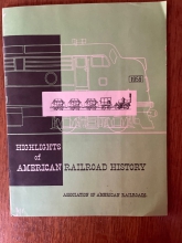 Nice pamphlet on Railroad History