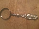 Sterling  silver magnifying glass