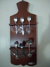 Sterling silver souvenir spoon set