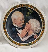 1976 Norman Rockwell Christmas Plate 