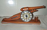 Rare Artillary Cannon Clock by Howard Clock Company