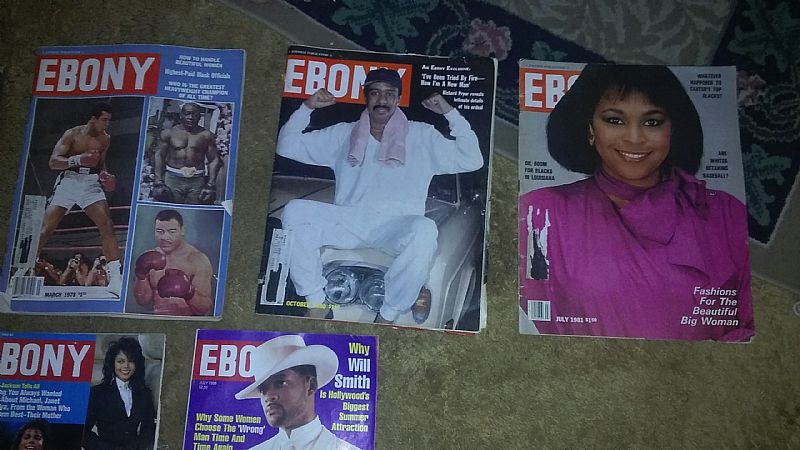 Ebony Magazines from 1977-2003