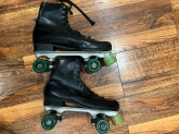 black roller skates vintage  men size 11