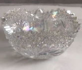 Vintage carnival glass bowl