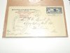 Charles Lindbergh Signed Envelope 21 Feb 1928 ''Spirit of St. Louis'' Stamp and Postmark Flown