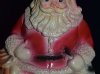 Vintage 1940s Carnival Chalkware Santa Claus Bank Chalkware Santa