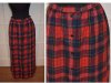 Pendleton Maxi Skirt Long Plaid Wool Skirt 70s School Girl Boho 1970s High Waist Vintage Preppy Maxi Skirt 27