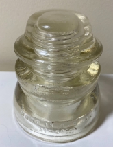 Vintage Hemingray - 45 Electric Power Pole Insulator Clear Tempered Glass 41-50