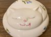 Takahashi San Francisco made in Japan sleeping cat porcelain trinket box with lid