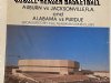 1976 DOUBLE-HEADER College BASKETBALL Auburn Jacksonville Alabama Purdue Program. 