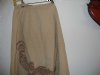 vintage 1970s wrap skirt with sea shell motif