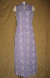 Seventies Oriental Sheath Dress 