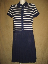 Fifties Kimberly Dacron Polyester Knit Dress