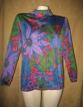 Sixties Manhasset Casuals Floral Blouse 