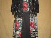 Vintage 70s Womens Dress Floral Print Polyester with Jacket