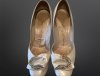 Barefoot Originals Ivory Leather Pearl Leather Wedding shoe Pump Sz 6.5