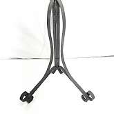 Vintage Black Wrought Iron Large Picture or Platter display EaselIn good conditionMeasures 16" x 10.25 when closed.  Fully opens to 14"wide.  Can hold something about 4" -5" wide.Thank You