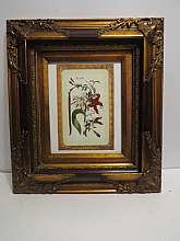 Vintage Botanical Print Quality Heavy Wood Frame Vanilla Bean PlantRich Tones Gold and Bronze, very beautiful frame and unique botanical subject of the Vanilla BeanVery good condition, with very minor wear.Measures 18"H x 16"WThank You