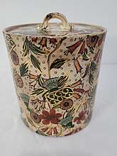 Vintage C H Cumberlidge and Humphreys Art Pottery or CeramicJapanese Pattern, Imari Ginger Jar with Lid 6"H x 5"W, in good condition, no chips or cracks, shows some wear.Thank You