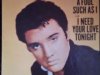 Elvis Presley - A Fool Such As I - (45 PICTURE SLEEVE ONLY)