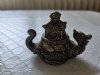 Vintage Japanese Brass Dragon Boat Pagoda Incense Burner – Censer Holder, MCM 60s