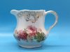 Pink & Gold Floral Shabby Chic Vintage Porcelain Creamer