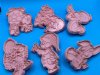 Vintage 1991 Precious Moments Cookie Cutter Set - Pink Enesco Christmas Holiday Baking Molds - Samuel J. Butcher Collectible