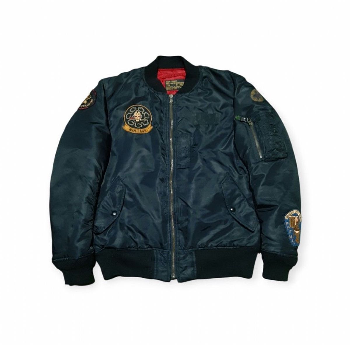 PPFM military patchwork bomber jacket