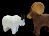 Chain Saw Carvings Goat and Sheep 1996