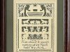 Scissor Snipping Noahs Ark Framed Paper Cutting