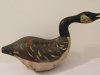 Goose Decoy Solid Wood Signed