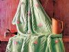 Vintage Knitting & Embroidery Pattern:  Heirloom Rosebud Afghan