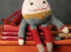 Vintage Knitting Pattern:  Stuffed Humpty Dumpty Toy (12.5" long by 14.25" around)