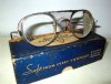 Antique Bausch & Lomb Safety Glasses Goggles Vintage Retro Rockabilly B&L Spectacles USA Spring Sale