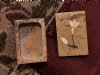 Vintage Stone Marble Lidded Trinket Box Floral inset stone inlayed flower Shape container carved marble box bin storage jewelry box inlay