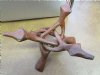 vintage monkey pod plant stand baboon head bowl holder display stand large handcarved wood carved wood brutalist bohemian