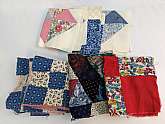 Vintage Quilt Pieces for Crafting