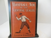 young adult fiction "Baseball Joe in the Central League or Making Good as a Professional Pitcher" - written by Lester Chadwick - nicely illustrated story