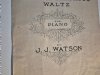 Frolic of the Frogs Waltz Piano sheet music 1923 printing Item #266