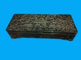 An antique silver bronze box