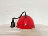 A beautiful red plastic lamp made in the 80s.Requires one E27 bulb to operate. The length of the electric cable is adjustableIt is a unique vintage piece for your home.Light brings a soft atmosphere to your space.Condition:The light is in very goo