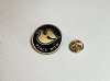 VINTAGE 1971 DOVE /''PEACE NOW'' 1'' METAL PIN By Poster Prints''